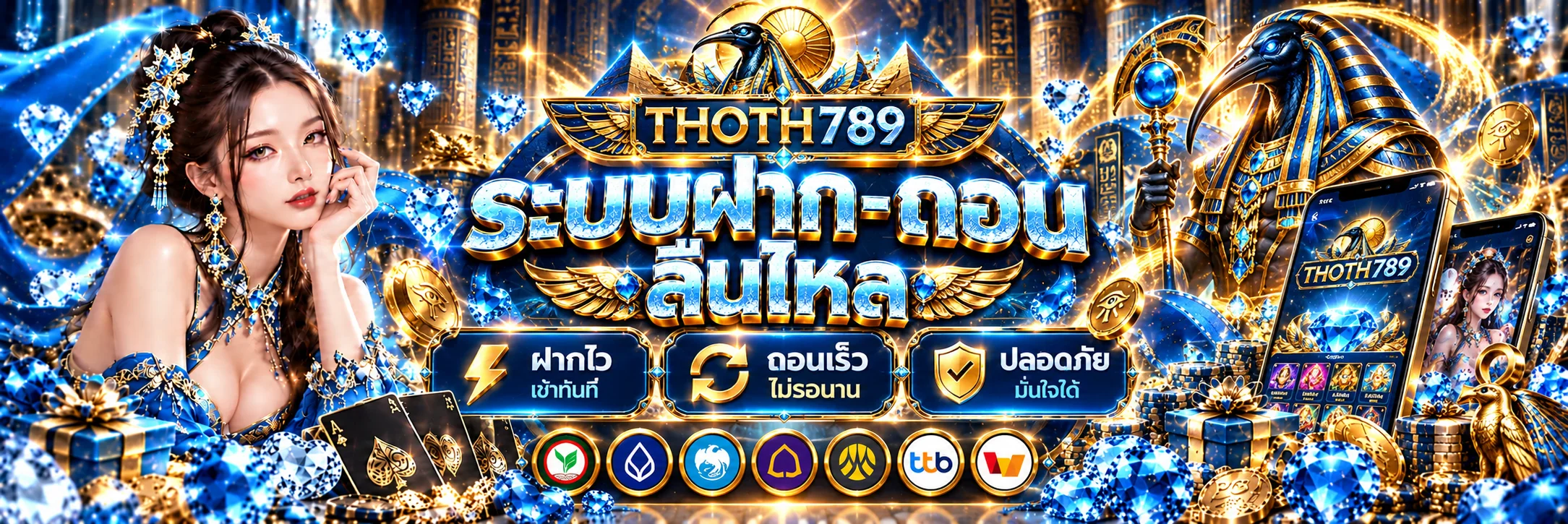 THOTH789 ทางเข้า ฝากถอนและเล่นผ่านมือถือ